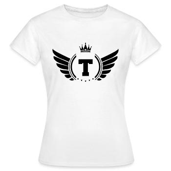 armoiries T - T-shirt Femme - blanc - Devant - AI Model Female 172 dark (172cm)
