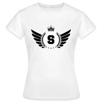 armoiries S - T-shirt Femme - blanc - Devant - AI Model Female 172 dark (172cm)
