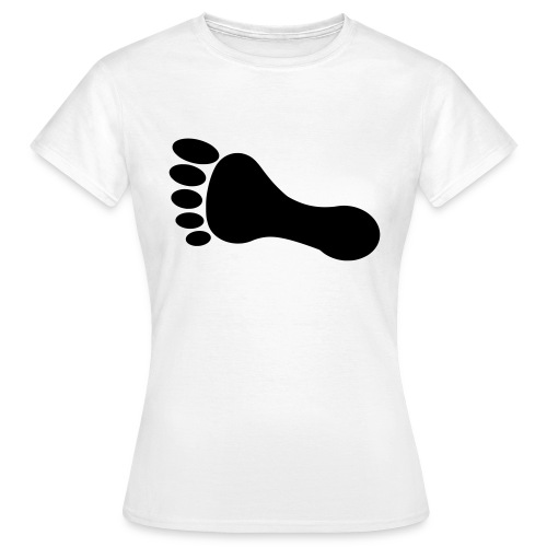 foot_vector_by_sarah_smal - T-shirt dam