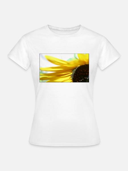 Sonnenblume - Frauen T-Shirt - Weiß
