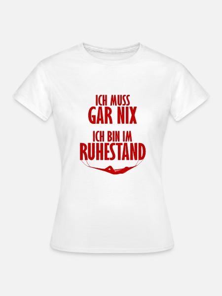 Rente - Frauen T-Shirt - Weiß