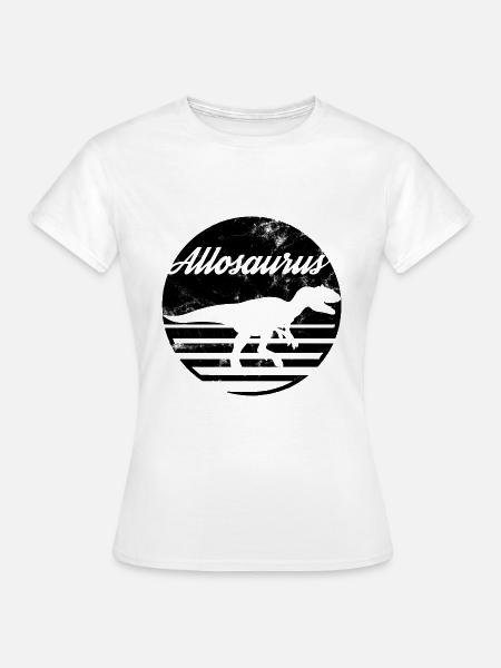 Allosaurus - Frauen T-Shirt - Weiß
