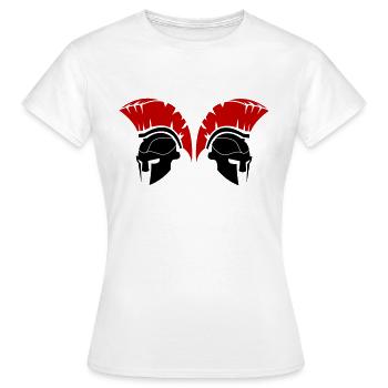 Spartans - Women's T-Shirt - white - Front - AI Model Female 172 dark (172cm)
