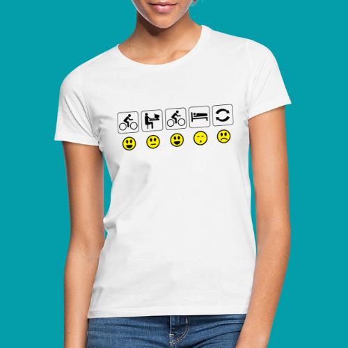 Cycle - Work - Cycle - Sleep - Repeat - Frauen T-Shirt