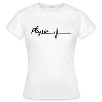 Physiotherapie - Frauen T-Shirt - Weiß - Vorne - AI Model Female 172 dark (172cm)