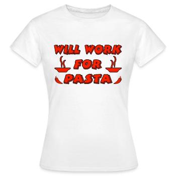 Nouilles - T-shirt Femme - blanc - Devant - AI Model Female 172 dark (172cm)