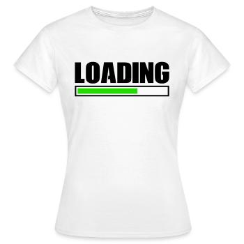 Loading - Women's T-Shirt - white - Front - AI Model Female 172 dark (172cm)