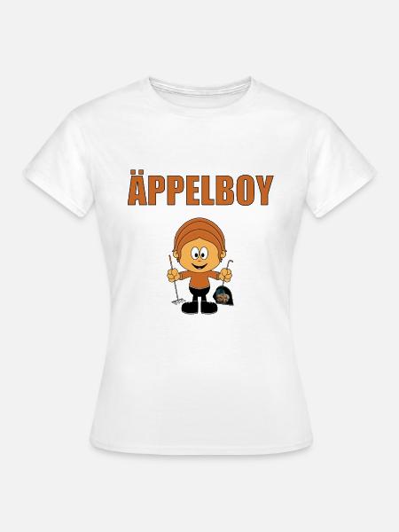 ÄPPELBOY - JUNGE - AUSMISTEN - STALL - PFERD - Frauen T-Shirt - Weiß