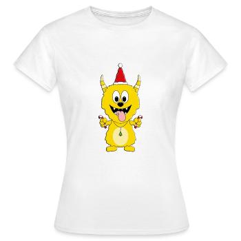 ZUCKERSTANGEN - MONSTER - Frauen T-Shirt - Weiß - Vorne - AI Model Female 172 dark (172cm)