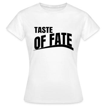 Fun Artistic Cuisine Serendipity Statement Fate - Women's T-Shirt - white - Front - AI Model Female 172 dark (172cm)