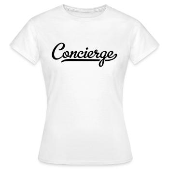 Concierge - T-shirt Femme - blanc - Devant - AI Model Female 172 dark (172cm)