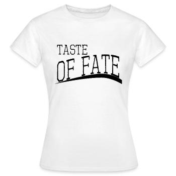 Gift Idea Destiny Unfolding Fate Statement - Women's T-Shirt - white - Front - AI Model Female 172 dark (172cm)