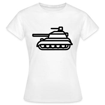 tank - Women's T-Shirt - white - Front - AI Model Female 172 dark (172cm)