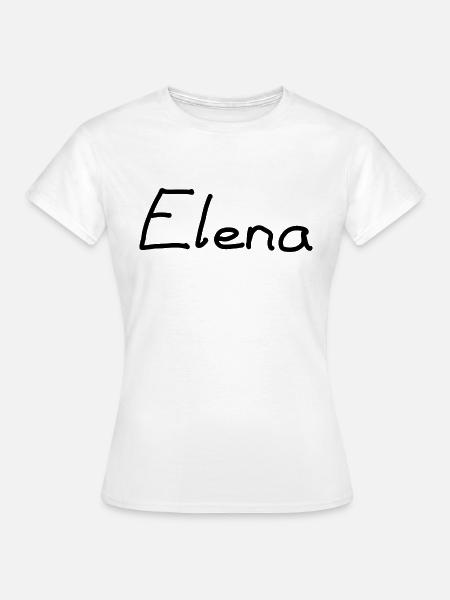 Elena - Frauen T-Shirt - Weiß
