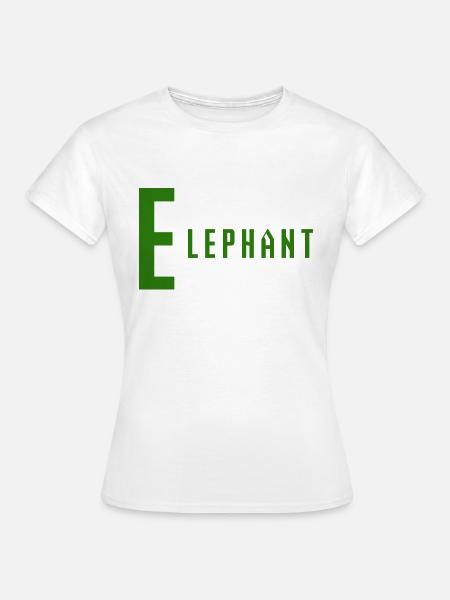 Elephant - Women's T-Shirt - white