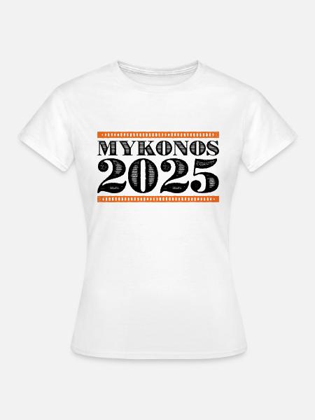 Mykonos 2025 - Frauen T-Shirt - Weiß