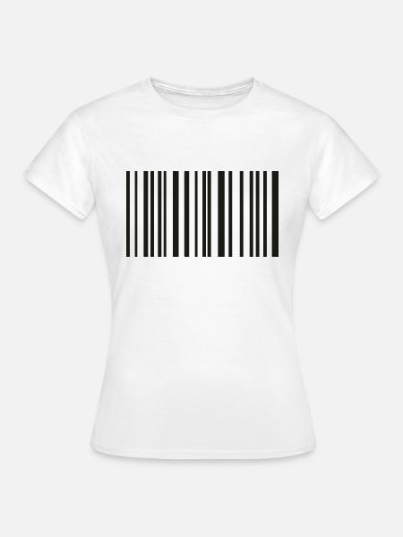 barcode - Frauen T-Shirt - Weiß