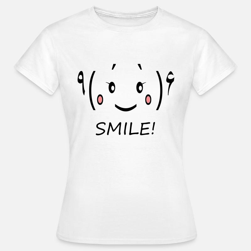 SMILE - Women's T-Shirt - white