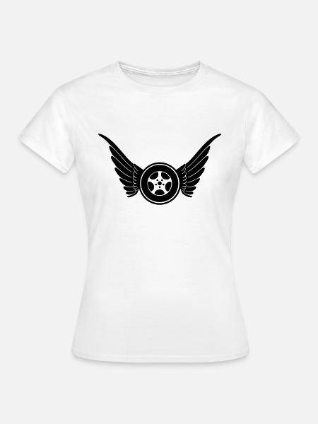 Auto Schutzengel - Frauen T-Shirt - Weiß