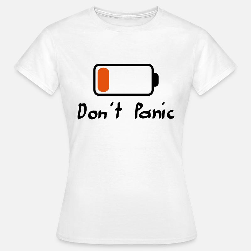 0017 Battery exp - Women's T-Shirt - white
