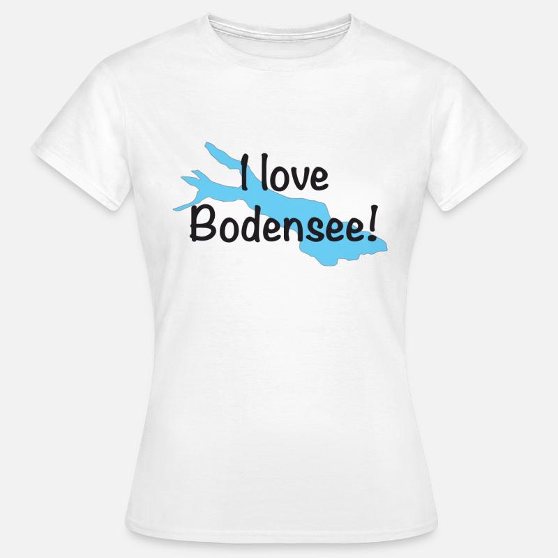 bodensee - Frauen T-Shirt - Weiß