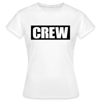 Équipage - T-shirt Femme - blanc - Devant - AI Model Female 172 dark (172cm)