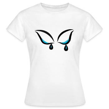 LA BEAUTÉ v2.00 - T-shirt Femme - blanc - Devant - AI Model Female 172 dark (172cm)