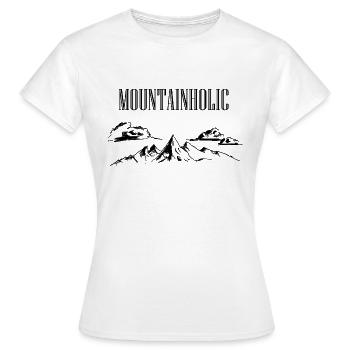 Mountainholic - Frauen T-Shirt - Weiß - Vorne - AI Model Female 172 dark (172cm)