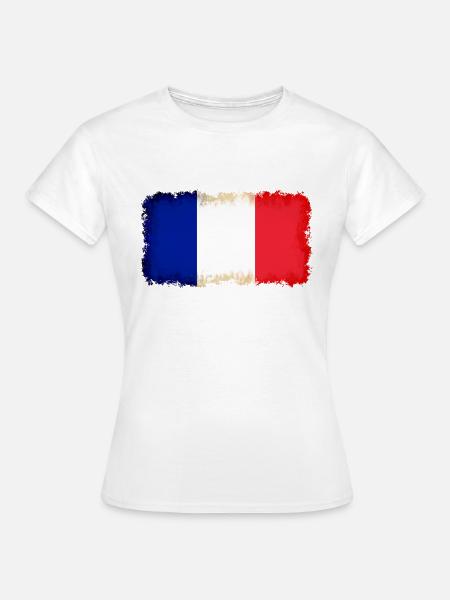 Frankreich - Frauen T-Shirt - Weiß