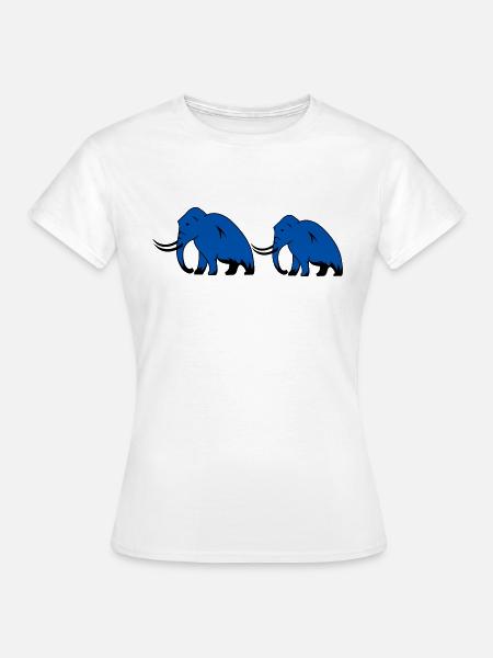 mammut 2 - Frauen T-Shirt - Weiß
