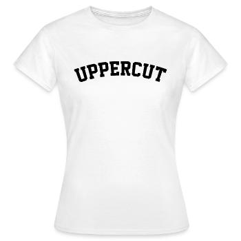 UPPERCUT - T-shirt Femme - blanc - Devant - AI Model Female 172 dark (172cm)