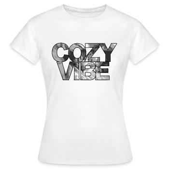 Ambiance chaleureuse - T-shirt Femme - blanc - Devant - AI Model Female 172 dark (172cm)