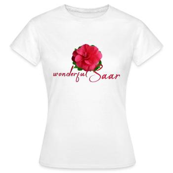 Saar Geburtstag Saar - Frauen T-Shirt - Weiß - Vorne - AI Model Female 172 dark (172cm)