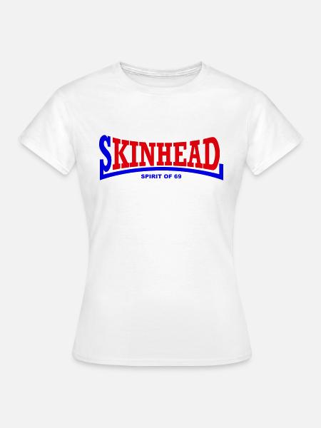 SKINHEADS - Frauen T-Shirt - Weiß
