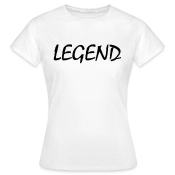 Legend - T-shirt Femme - blanc - Devant - AI Model Female 172 dark (172cm)