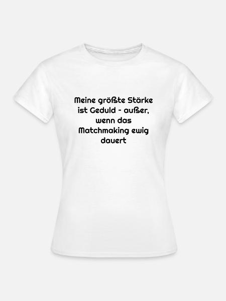 Typisch-Gamer - Frauen T-Shirt - Weiß