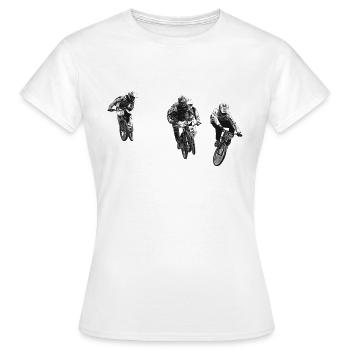 BMX Rennen Rennen ATV Motocross - Frauen T-Shirt - Weiß - Vorne - AI Model Female 172 dark (172cm)