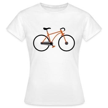 racer - T-shirt Femme - blanc - Devant - AI Model Female 172 dark (172cm)