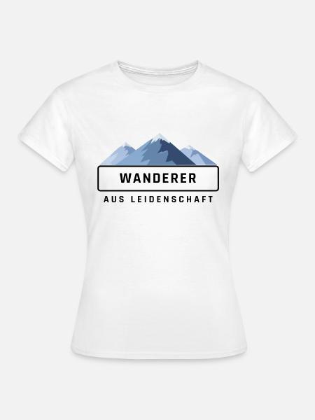 Wanderer - Frauen T-Shirt - Weiß