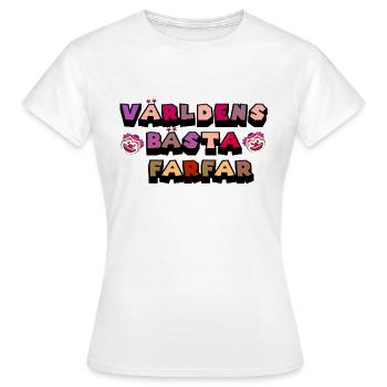 BestGroßmutter Großmutter Großvater Großvater Geburtstagsfamilie - Frauen T-Shirt - Weiß - Vorne - AI Model Female 172 dark (172cm)