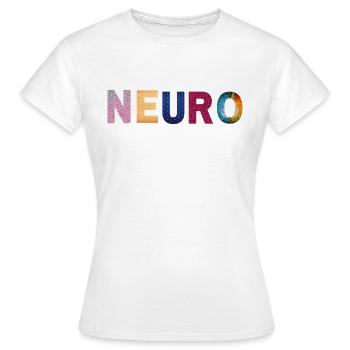 NEURO solo - Frauen T-Shirt - Weiß - Vorne - AI Model Female 172 dark (172cm)
