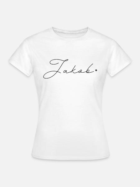 Name Jakob - Frauen T-Shirt - Weiß