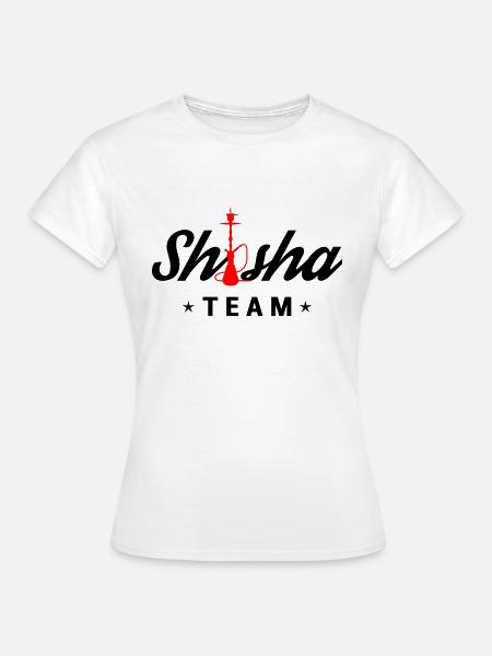 shisha team 2 - Frauen T-Shirt - Weiß