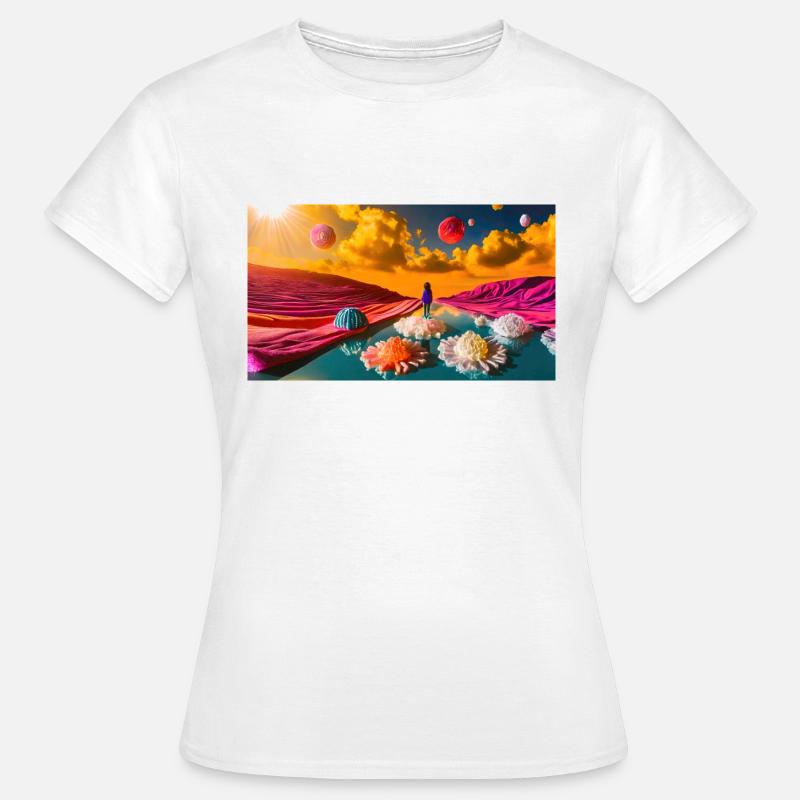 Candy Planets - Women's T-Shirt - white