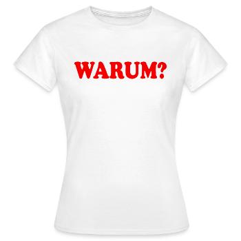Pourquoi - T-shirt Femme - blanc - Devant - AI Model Female 172 dark (172cm)