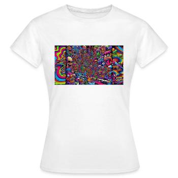 Sick - Women's T-Shirt - white - Front - AI Model Female 172 dark (172cm)