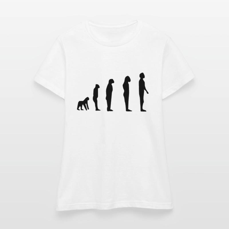 darwin evolution T-shirt Femme