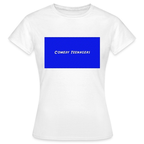 Dark Blue Comedy Teenagers T Shirt - T-shirt dam