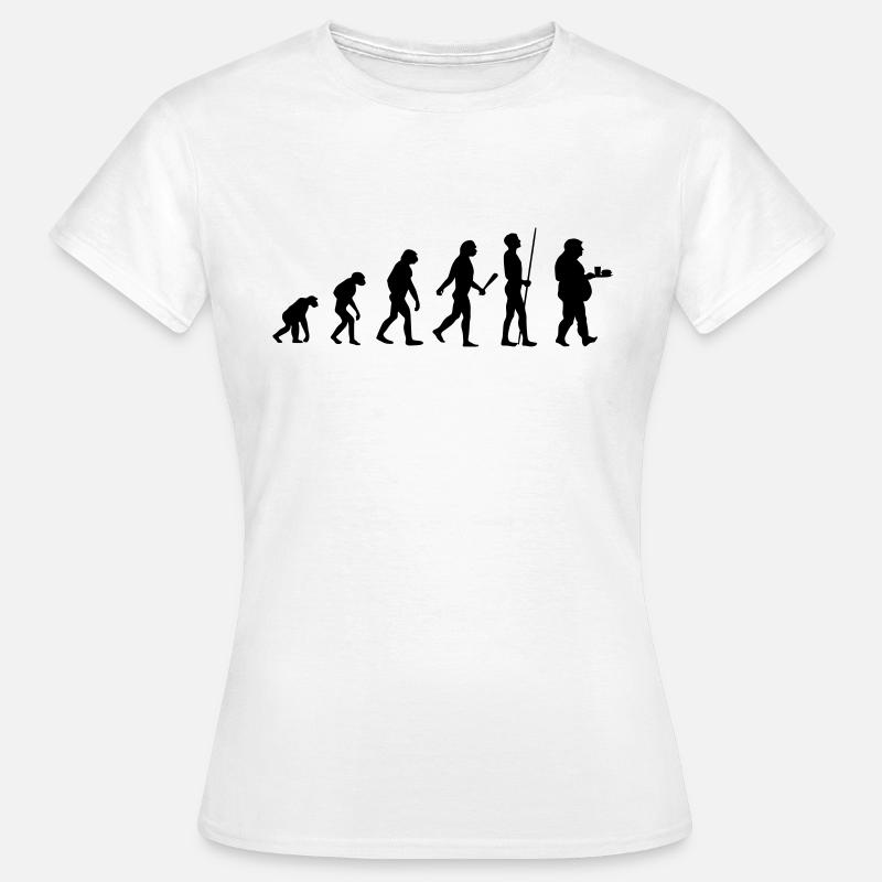 evolution - Frauen T-Shirt - Weiß