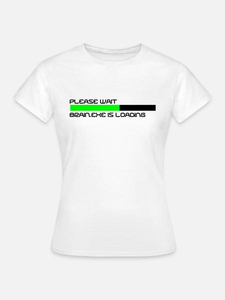 Brain.EXE - Frauen T-Shirt - Weiß